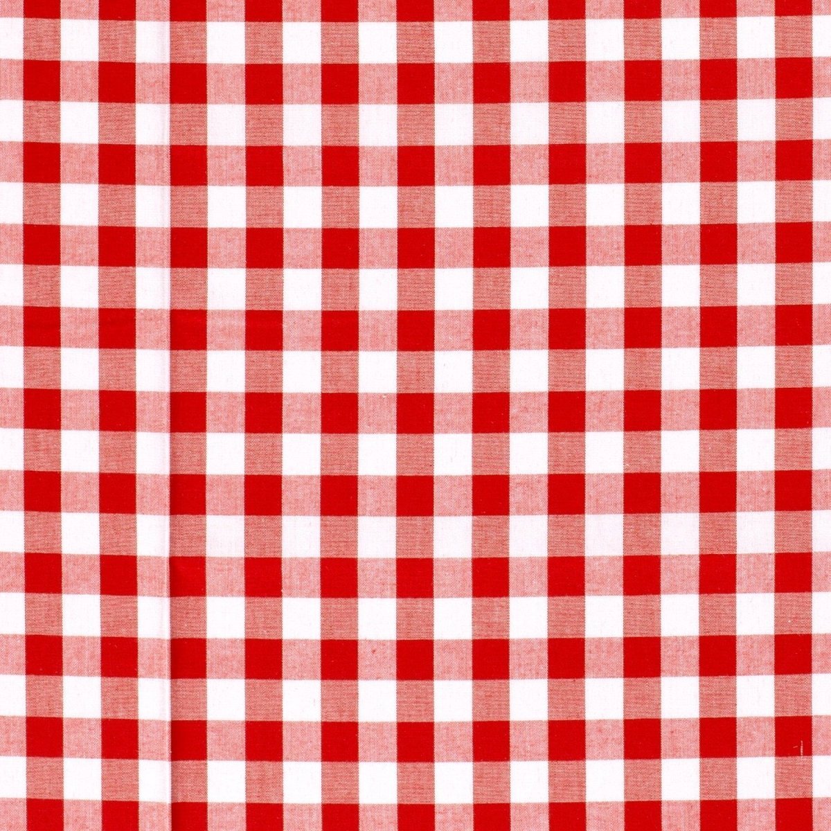 Poplin Bumbac Gingham Roșu 20 mm - Lametru.ro - Poplin Bumbac Gingham