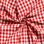 Poplin Bumbac Gingham Roșu 20 mm - Lametru.ro - Poplin Bumbac Gingham
