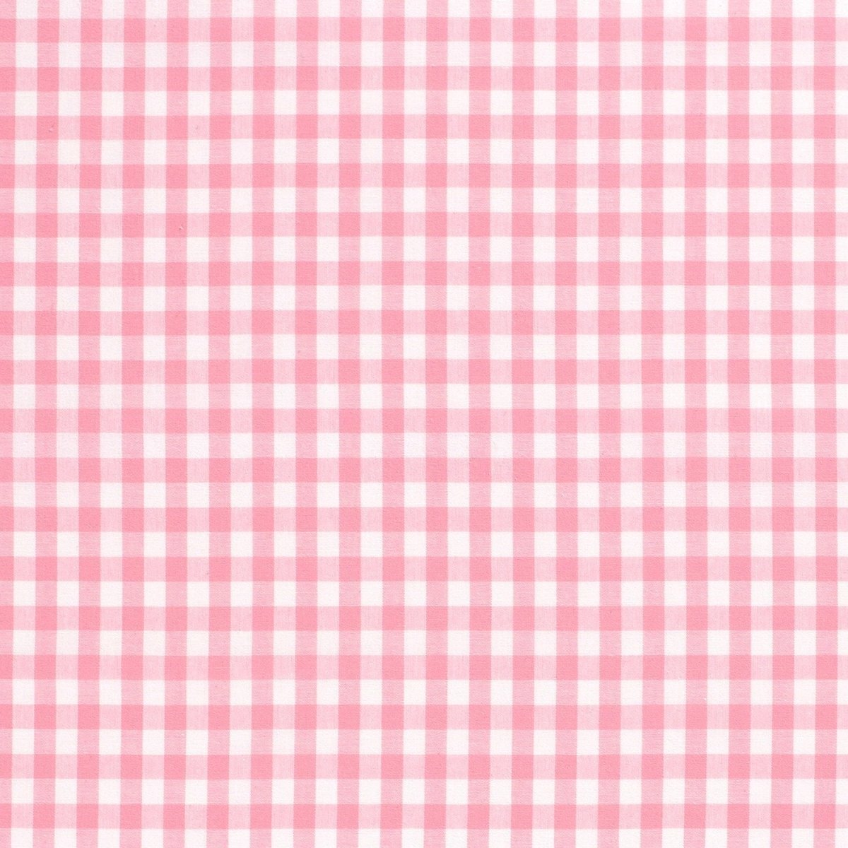Poplin Bumbac Gingham Roz 10 mm - Lametru.ro - Poplin Bumbac Gingham