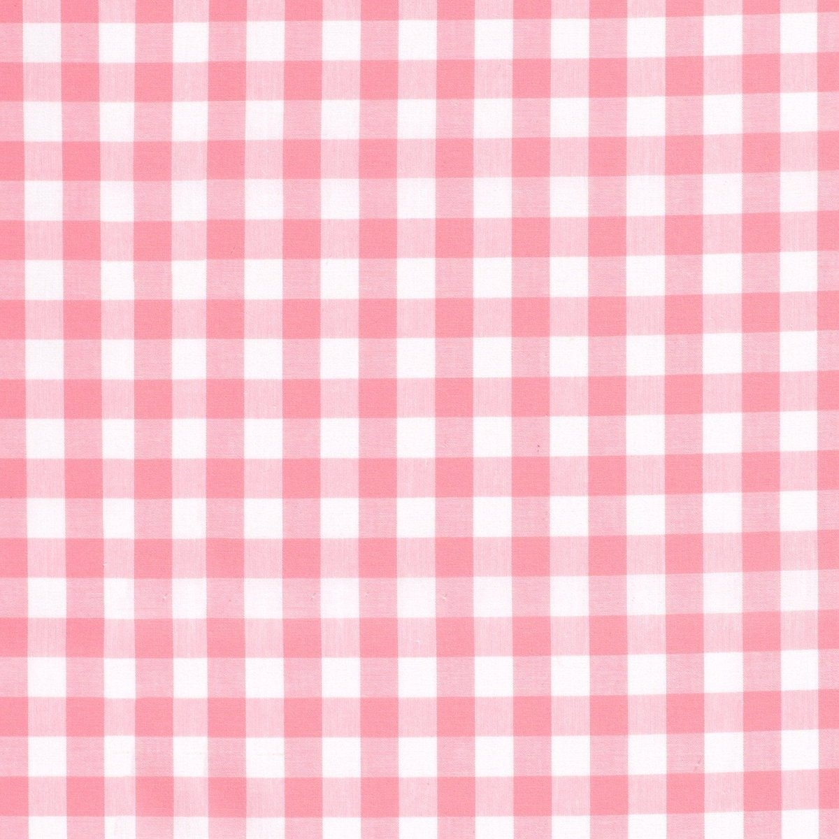 Poplin Bumbac Gingham Roz 20 mm - Lametru.ro - Poplin Bumbac Gingham