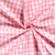 Poplin Bumbac Gingham Roz 20 mm