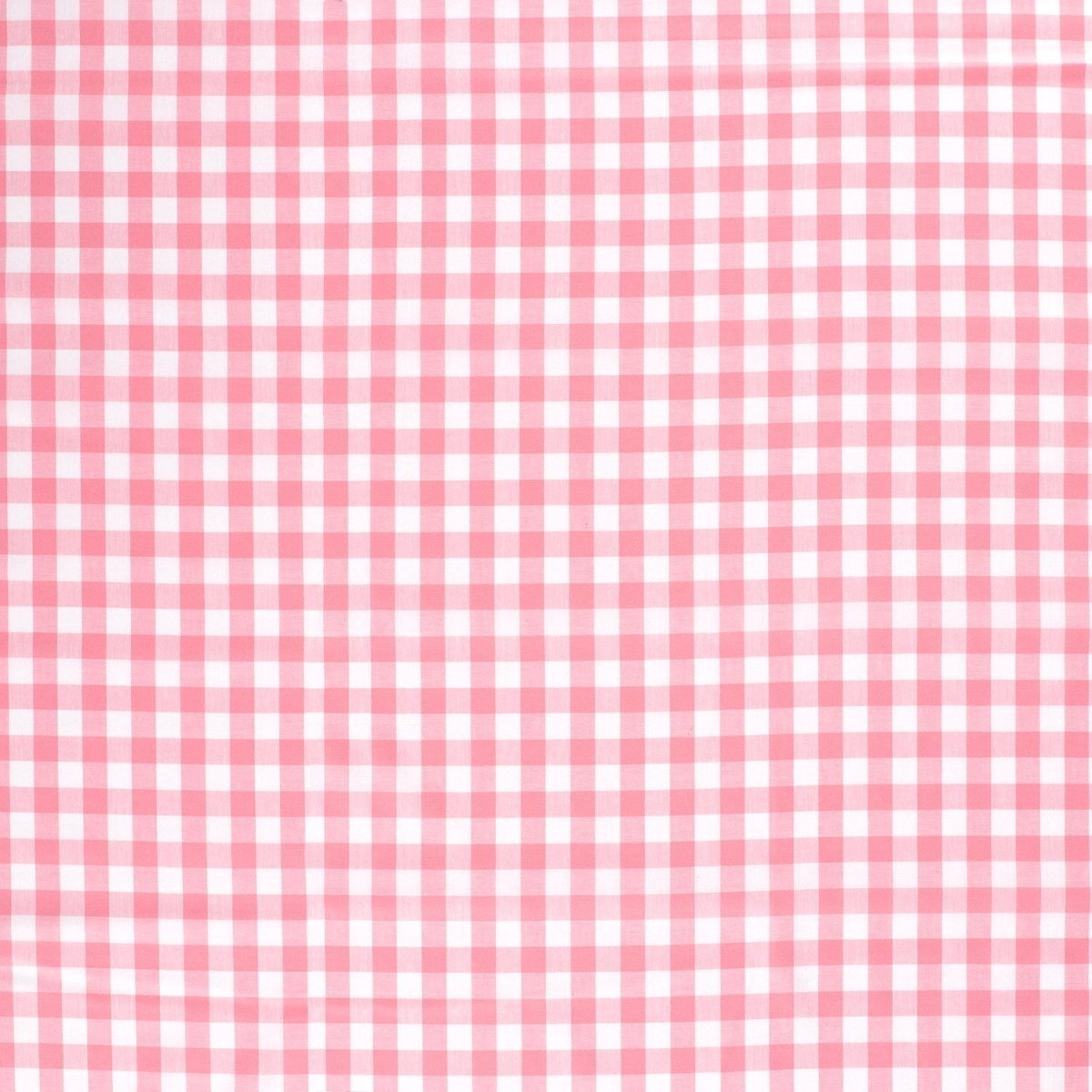 Poplin Bumbac Gingham Roz 20 mm - Lametru.ro - Poplin Bumbac Gingham