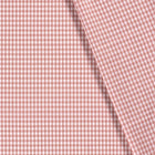 Poplin Bumbac Gingham Roz 5 mm