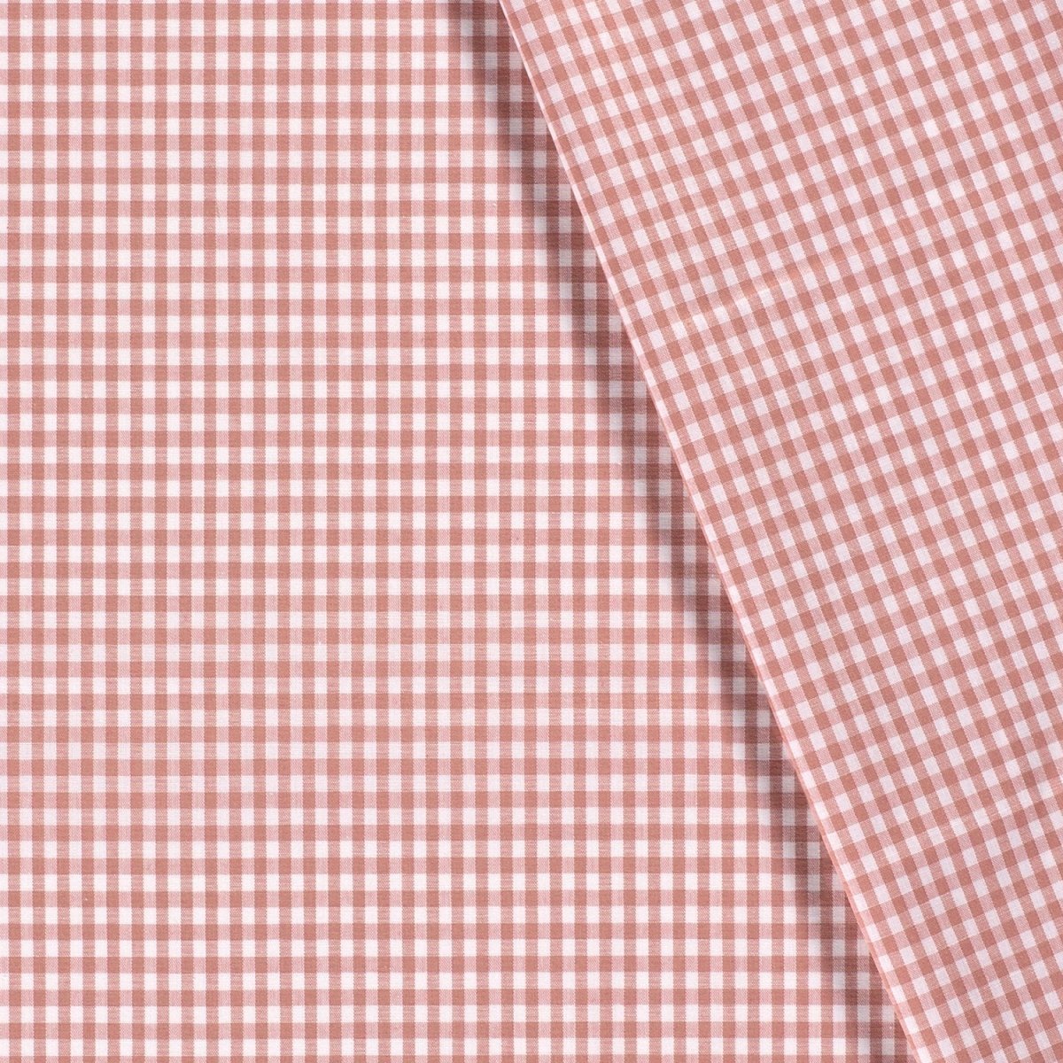 Poplin Bumbac Gingham Roz 5 mm - Lametru.ro - Poplin Bumbac Gingham