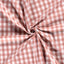 Poplin Bumbac Gingham Roz Prafuit 20 mm - Lametru.ro - Poplin Bumbac Gingham