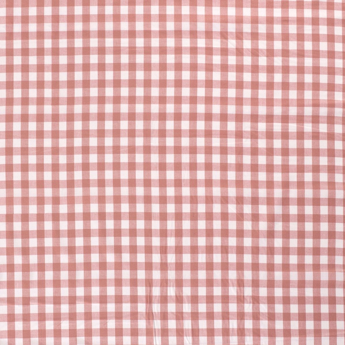 Poplin Bumbac Gingham Roz Prafuit 20 mm - Lametru.ro - Poplin Bumbac Gingham