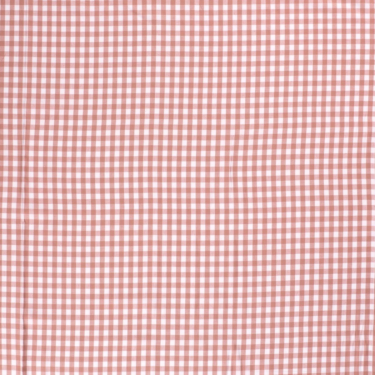 Poplin Bumbac Gingham Roz Vechi 10 mm - Lametru.ro - Poplin Bumbac Gingham