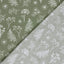 Poplin Bumbac Imprimat Cu Flori Olive - Lametru.ro - Bumbac Imprimat
