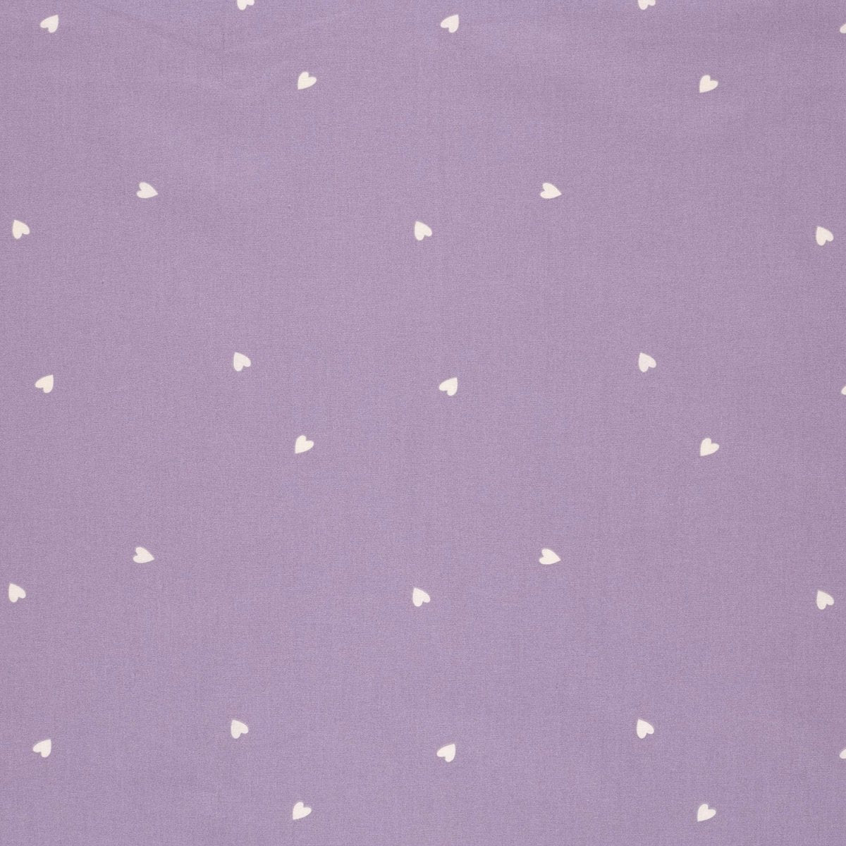 Poplin Bumbac Imprimat Cu Inimioare Lila - Lametru.ro - Bumbac Imprimat