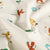 Poplin Bumbac Imprimat Cu Litere Off White