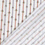 Poplin Bumbac Imprimat Dungi Flori Off White - Lametru.ro - Bumbac Imprimat