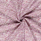 Poplin Bumbac Imprimat Flori Roz