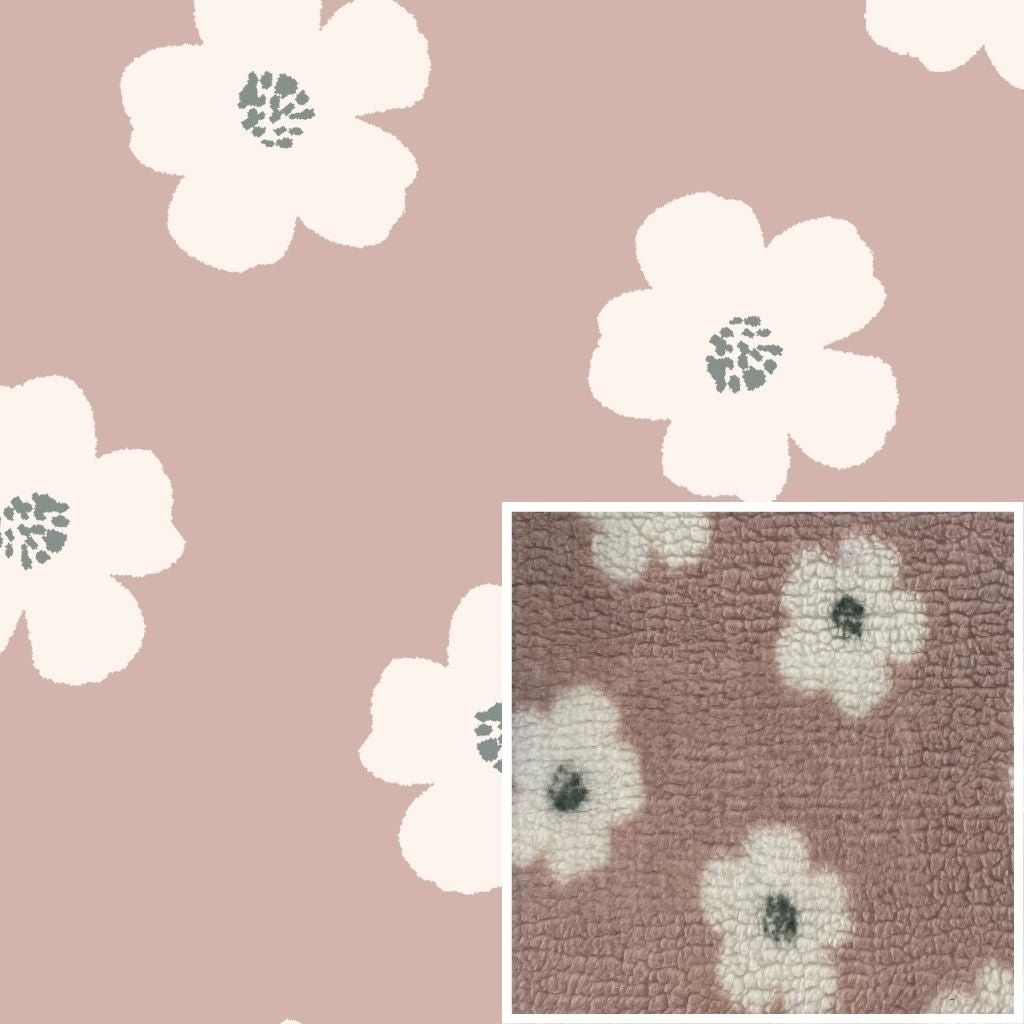 Printed Fleece Jexy Pink / White - Lametru.ro