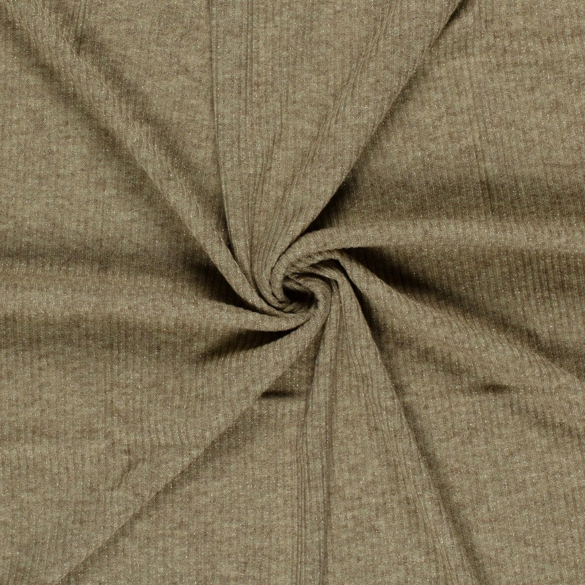 Rib Jersey Lurex Olive - Lametru.ro