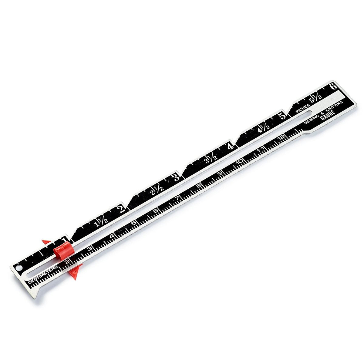 Rigla Metalica cu Distantier pentru Butoniere Prym 12.5 cm - Lametru.ro - Accesorii de cusut