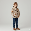 Sherpa Fleece Jacquard Dinosaurs Beige - Lametru.ro