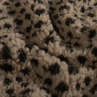 Fleece Sherpa Jacquard Panteră Gri Taupe