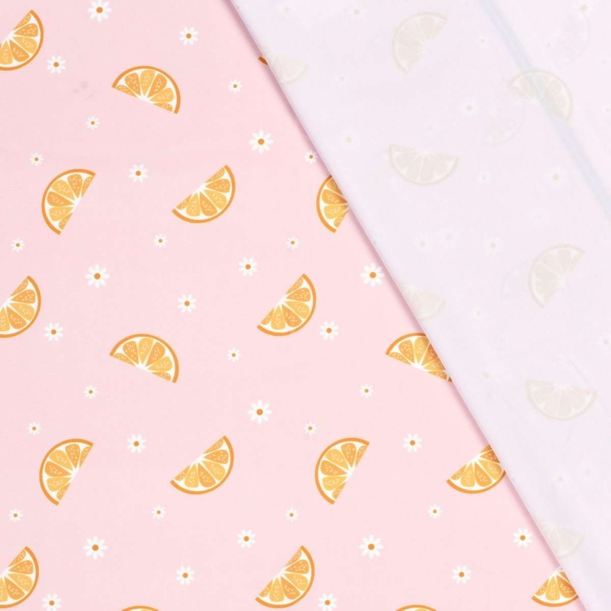 Swimwear Jersey UPF50 Fruits Light Pink - Lametru.ro