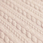 Tricot Cable Knit Jacquard Bej Deschis