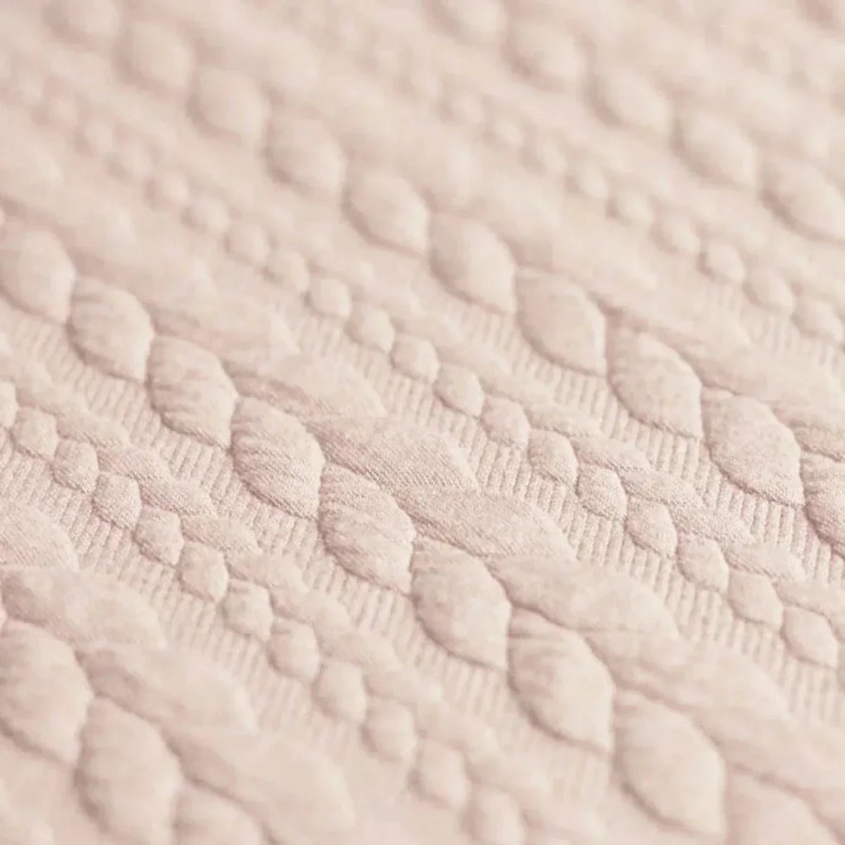 Tricot Cable Knit Jacquard Bej Deschis - Lametru.ro - Tricot Cable Knit