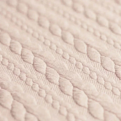 Tricot Cable Knit Jacquard Bej Deschis - Lametru.ro - Tricot Cable Knit