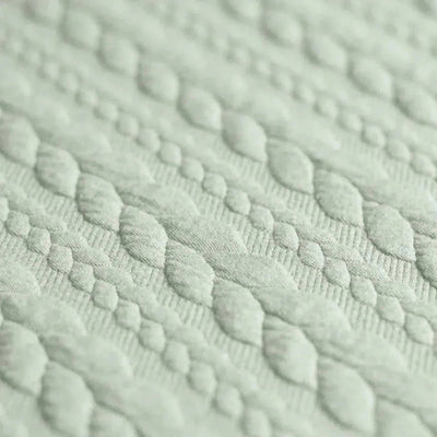 Tricot Cable Knit Jacquard Bej-Verzui - Lametru.ro - Tricot Cable Knit