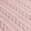 Tricot Cable Knit Jacquard Roz Nude - Lametru.ro - Tricot Cable Knit