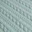 Tricot Cable Knit Jacquard Verde Marin - Lametru.ro - Tricot Cable Knit