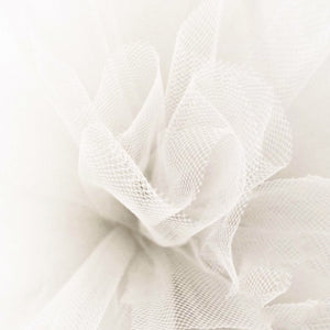 Tulle Silk White