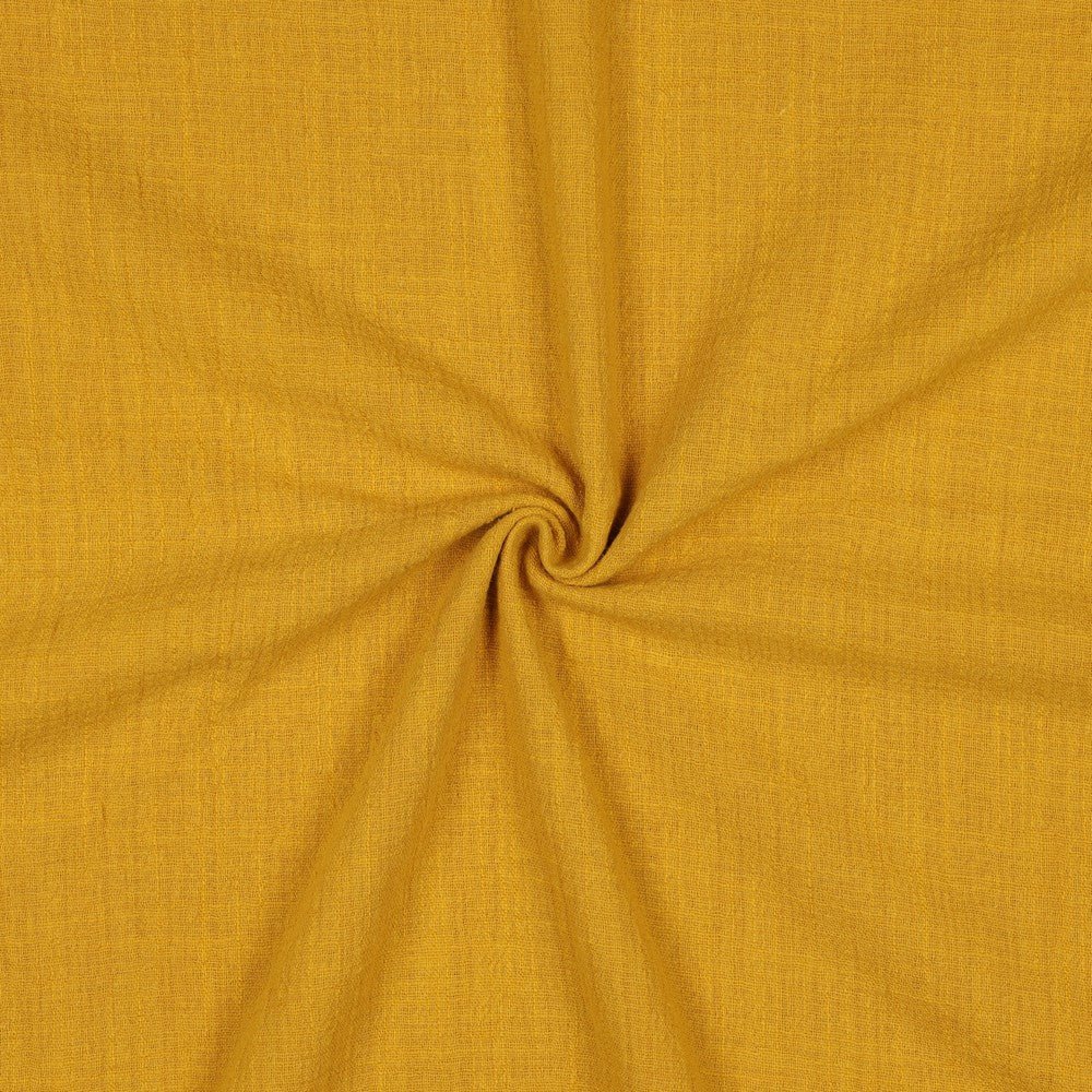 Washed Cotton Slub Ochre - Lametru.ro