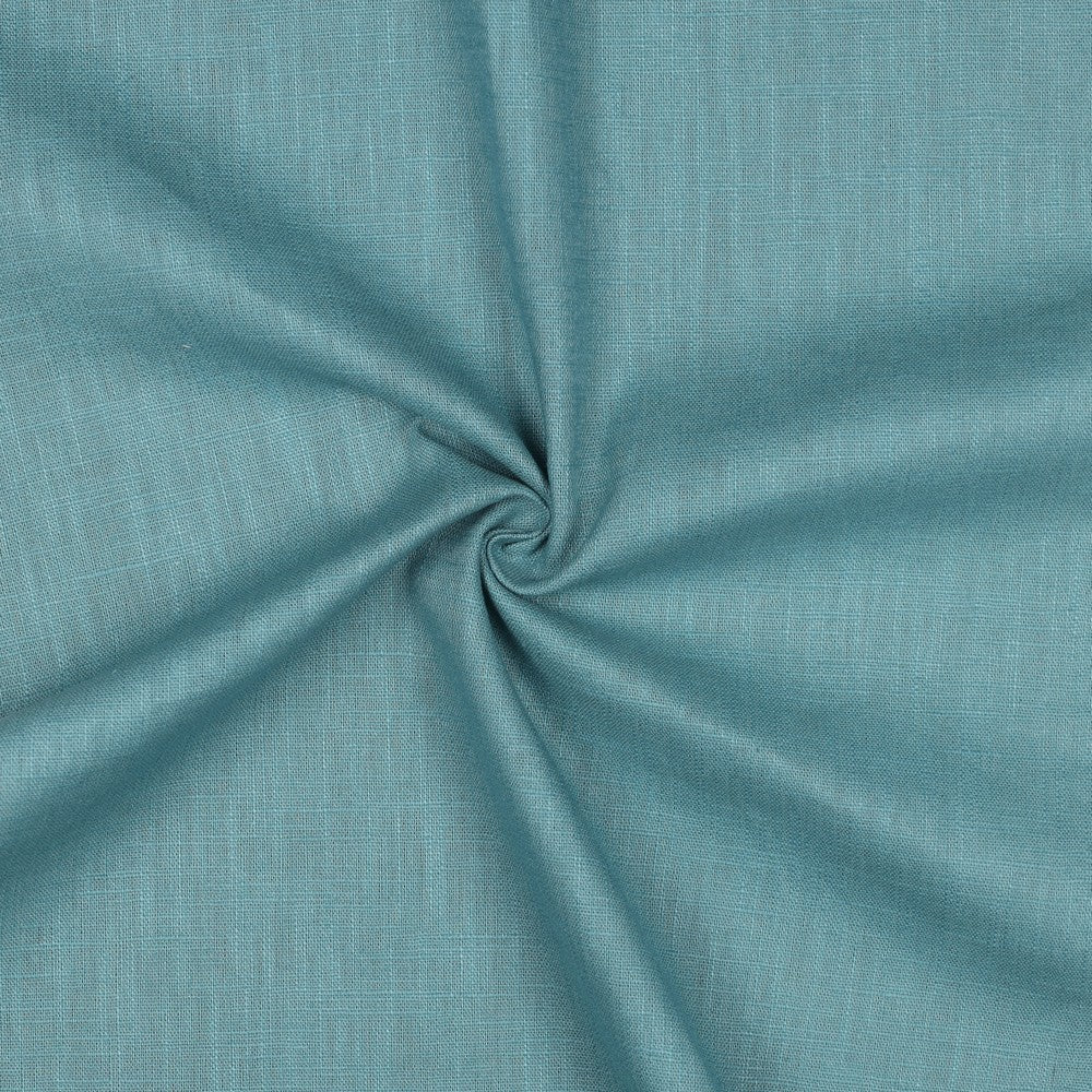 Washed Linen - Cotton Blend Teal - Lametru.ro