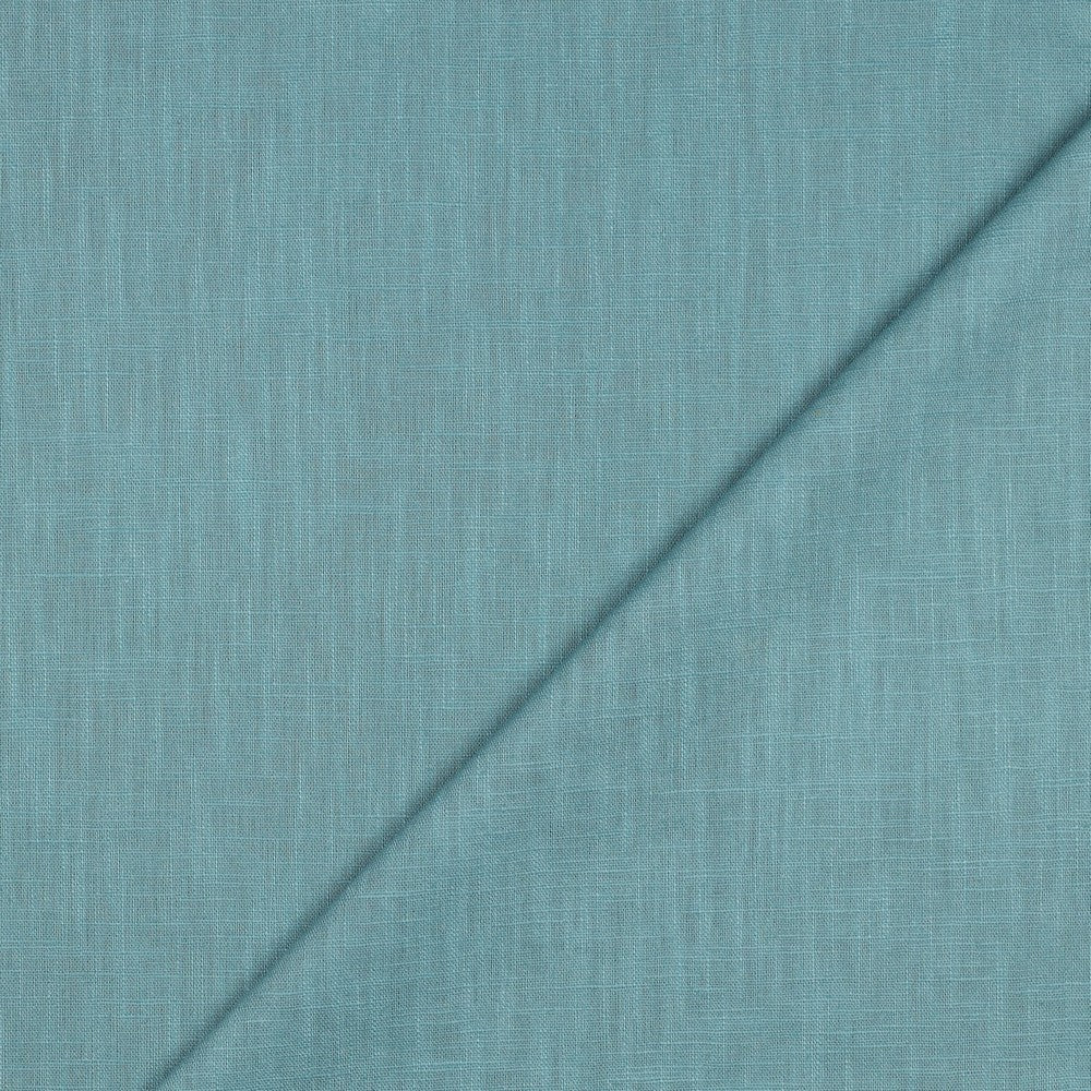 Washed Linen - Cotton Blend Teal - Lametru.ro