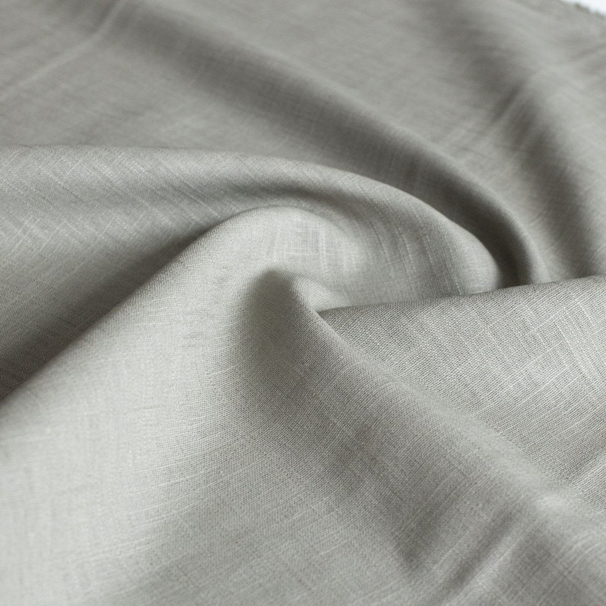 Washed Linen Khaki Grey - Lametru.ro
