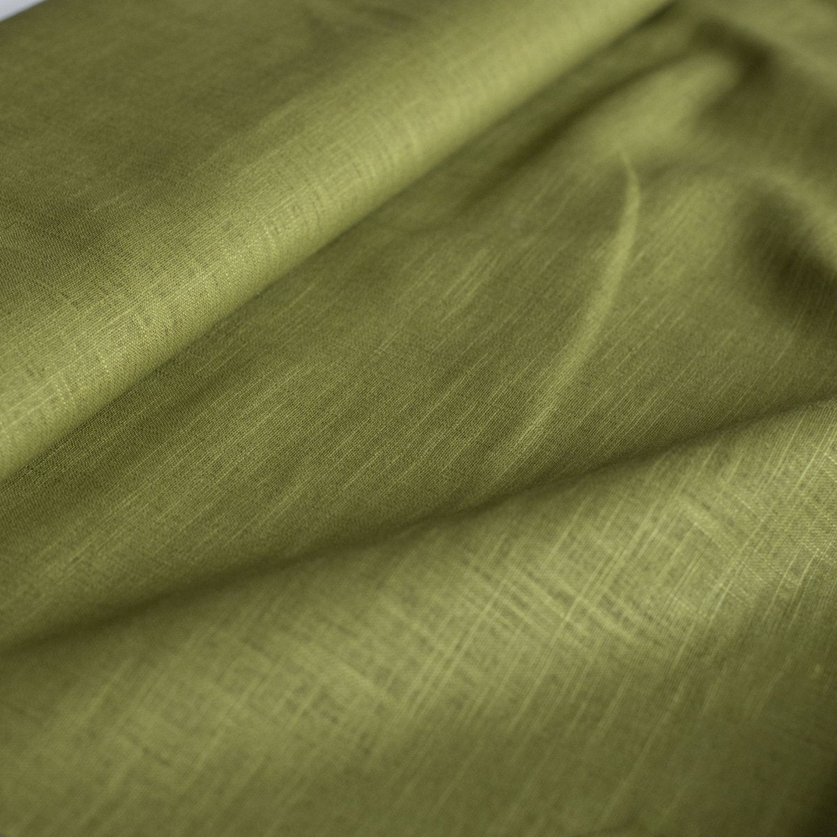 Washed Linen Moss Green - Lametru.ro